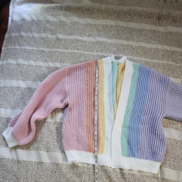 & Other Stories Pastel Striped Cardigan - Picture 4 of 8